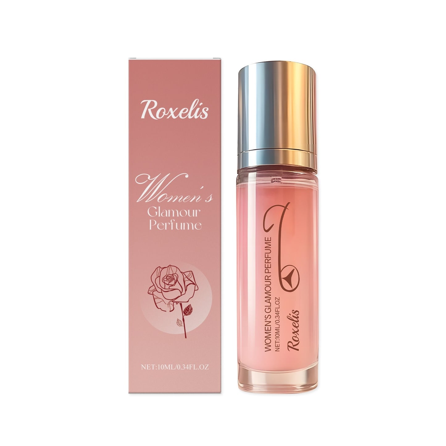 Rose and sandalwood 10ML travel perfume spray, gift boxed